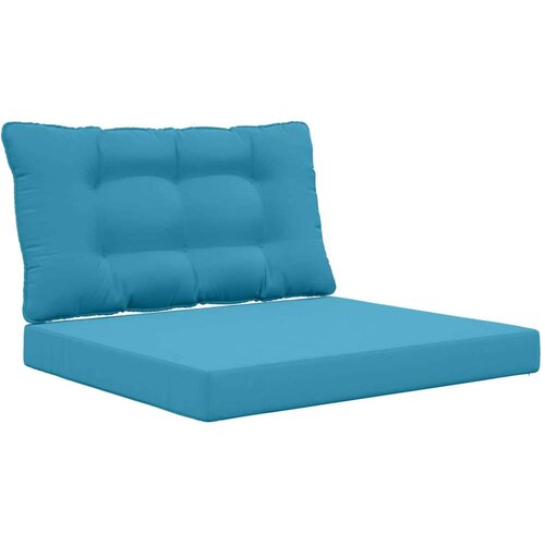  Jastuk za vanjsku sofU 2 pcs Kraljevsko plava Poliester - Kraljevski plava 80 x 80 cm 1x sjedalo +1x naslon (2D s bartagom) Slike