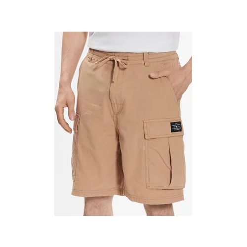 DC Kratke hlače iz tkanine Tundra ADYWS03068 Bež Regular Fit