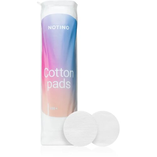 Notino Cotton Pads Round Bombažne blazinice za odstranjevanje ličil in čiščenje obraza 100 kos Cene