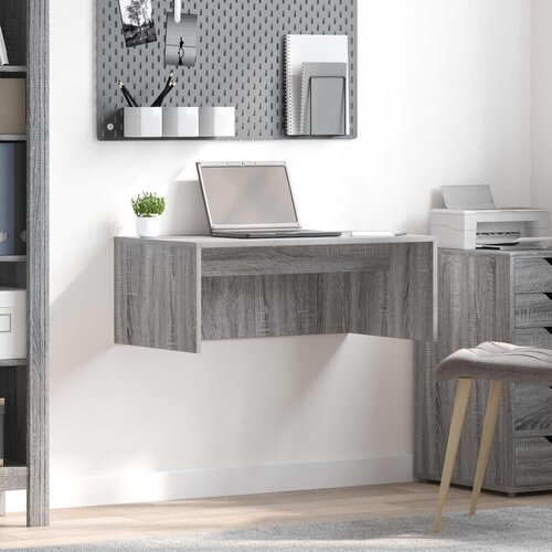  Stol za zid Zidne Siva Sonoma 80 x 45 x 30 cm Konstruirano drvo Cijene