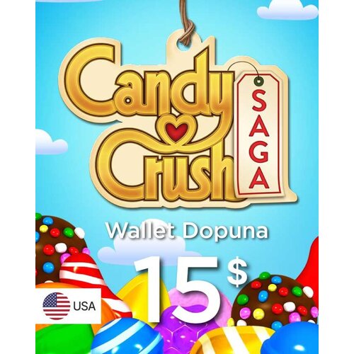 Candy crush dopuna - gift card usa store 15$ / digital Slike