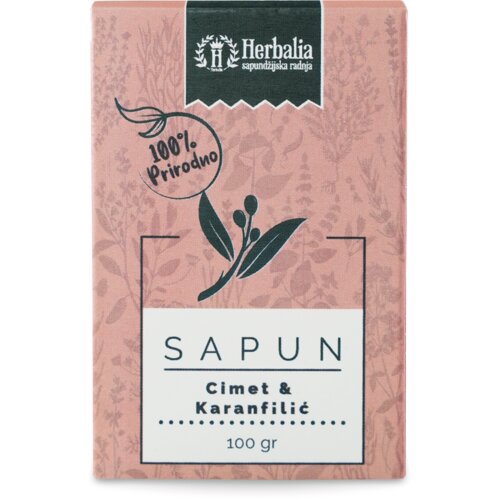 Herbalia Prirodni sapun Cimet i karanfilić 100g Cene