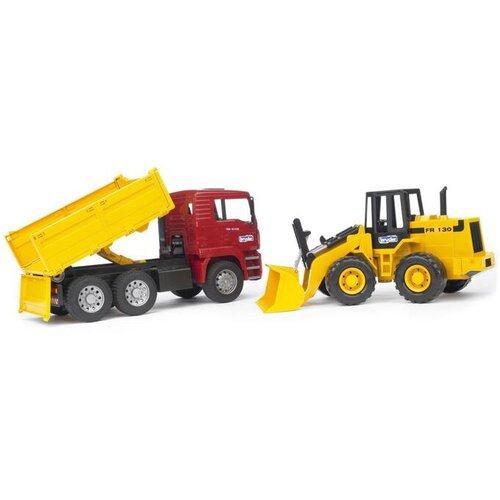 Bruder Tovornjak man + nakladač 41cm 2752 2752 Slike