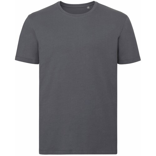 RUSSELL Dark Grey Men's T-shirt Pure Organic Slike