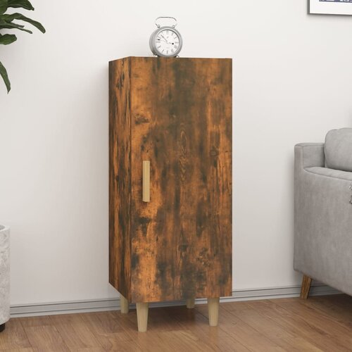  Komoda boja dimljenog hrasta 34,5x34x90 cm konstruirano drvo Cijene