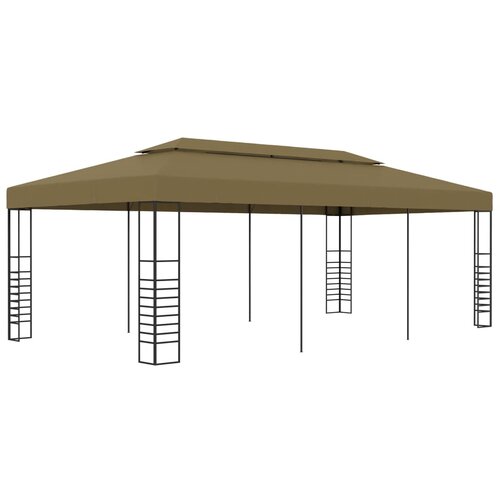 vidaXL Vrtni paviljon 6x3x2,7 m taupe 180 g/m² Cene