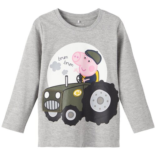 Name it Bluza PEPPA PIG 13208031 Siva Regular Fit Slike