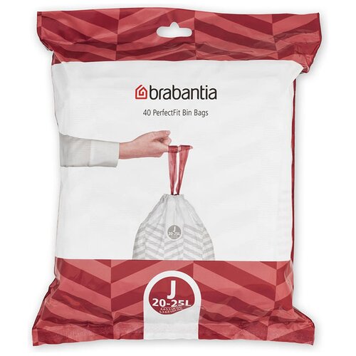 Brabantia Plastične vreče za smeti PerfectFit, 20-25 L, 40 kosov Slike