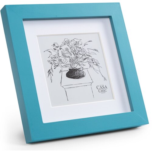Casa Chic Clapton, okvir za slike, kvadraten, mere slik 15 x 15 cm, mat, steklo Cene