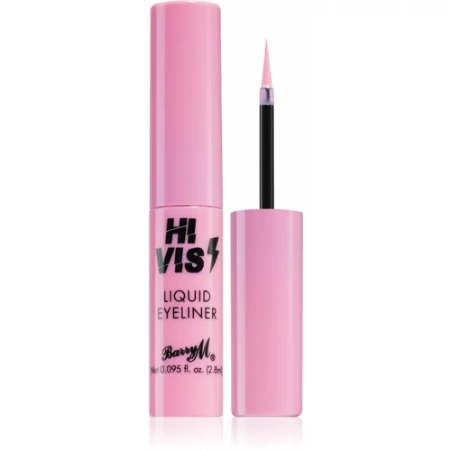 Barry M Hi Vis Neon tekući eyelineri nijansa Pink 2,8 ml