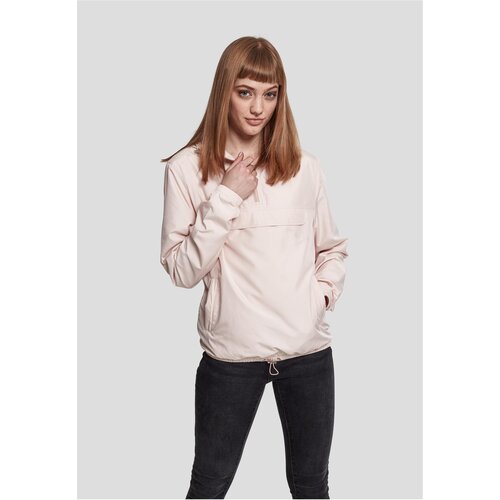 Urban Classics Ladies Basic Pull Over Jacket light pink Cene