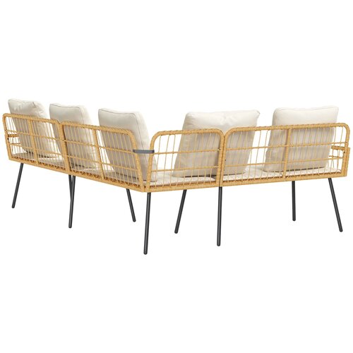 SOFA s jastukom Antracit 173 x 231 x 90cm Čelik Slike