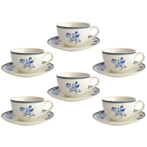 Sigma Set šoljica za kafu 6/1 porcelan nb mg6, Plavi Cene