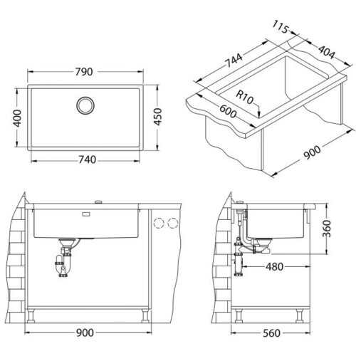 Alveus MONARCH sudoper QUADRIX 60 Cijene
