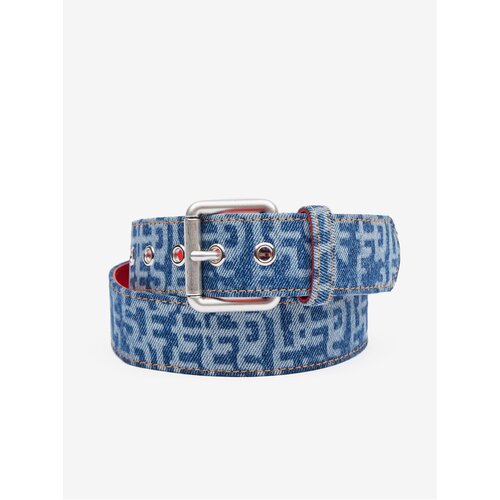 Diesel Blue Men's Patterned Belt - Men's Cene