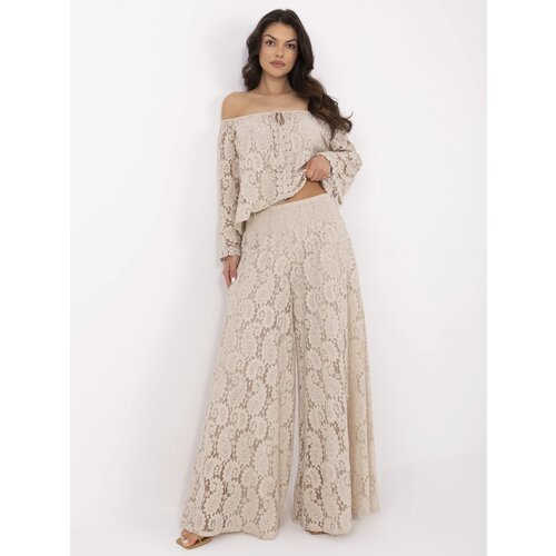 Italy Moda Trousers-MI-SP-88501.81-beige Slike