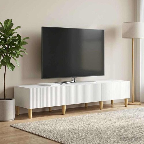  ormar s ladicama Bijela visokog sjaja 147 x 34,5 x 30 cm Cijene