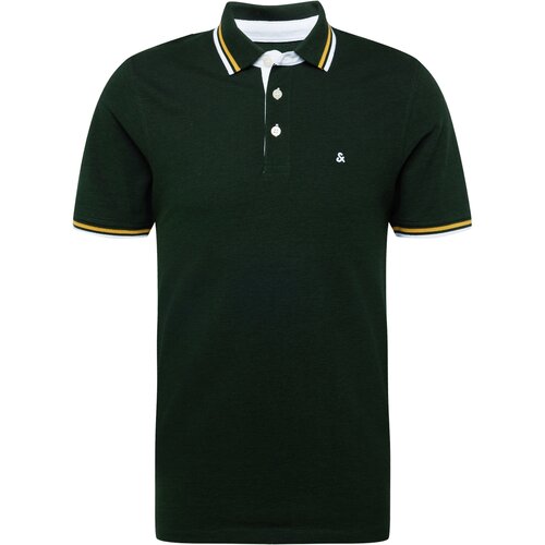 Jack &amp;amp; Jones Majica &amp;#039;Paulos&amp;#039; rumena / temno zelena / off-bela Slike