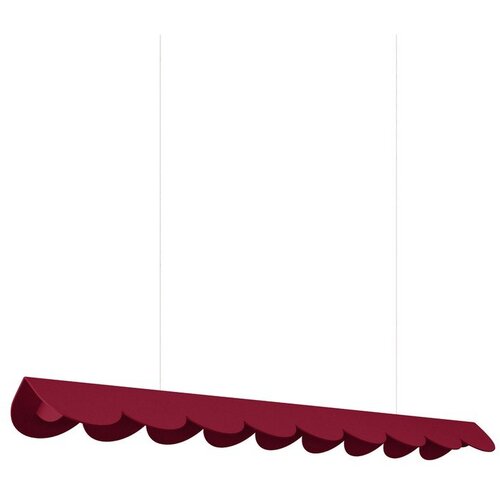 Thoro Bordo rdeča aluminijasta LED viseča svetilka BISCUIT &ndash; Cene