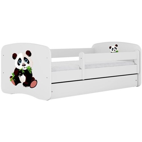 HAPPYKIDS Dječji krevet Dreamy panda 2 160x80 bez madraca bez ladice Bijela Cene
