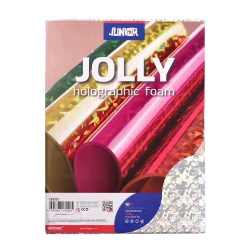 Junior jolly holographic foam hologramska pena a4 250g - odaberite boju srebrna ( 136181 ) Slike