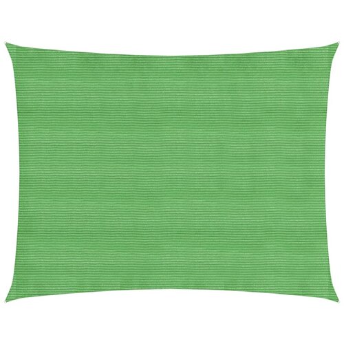 vidaXL Senčno jadro 160 g/m² svetlo zeleno 2,5x3,5 m HDPE Cene