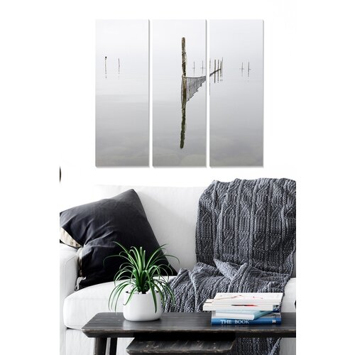 Wallity MDF1246286 Multicolor Decorative MDF Painting (3 Pieces) Slike