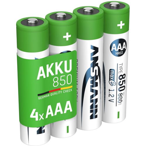 Ansmann 1x4 NiMH Battery Micro AAA Type 850 800 mAh maxE Cijene