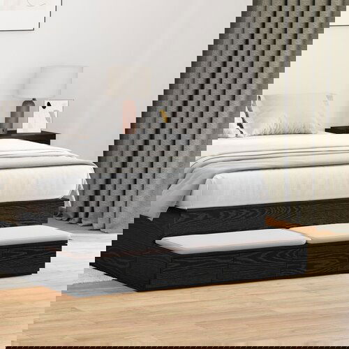 vidaXL Ladice za krevet crne 120x36.5x16.5 cm konstruirano drvo Cijene