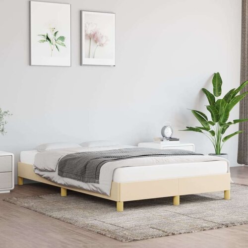  Posteljni okvir krem 120x200 cm blago - Posteljni Okvir, (21530621) Cene