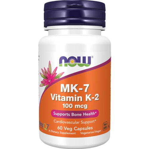 Now Foods MK-7 Vitamin K-2 100 mcg 60 kapsula Slike