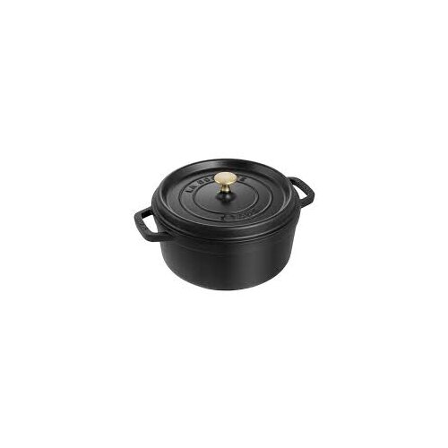 Staub La Cocotte 28cm round, Black, Cast Iron Cijene