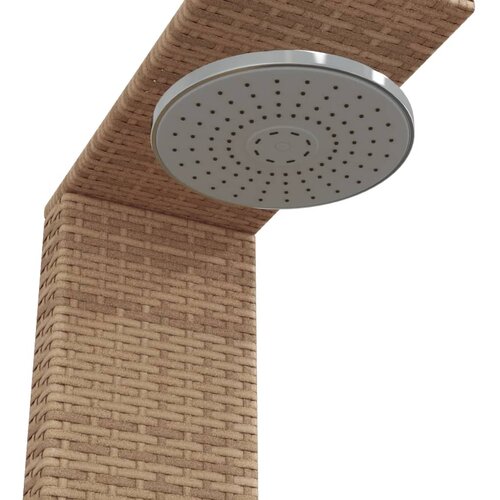 tu&amp;scaron; sivi 100x100x241,5 cm poliratana i bagremovog drva Slike