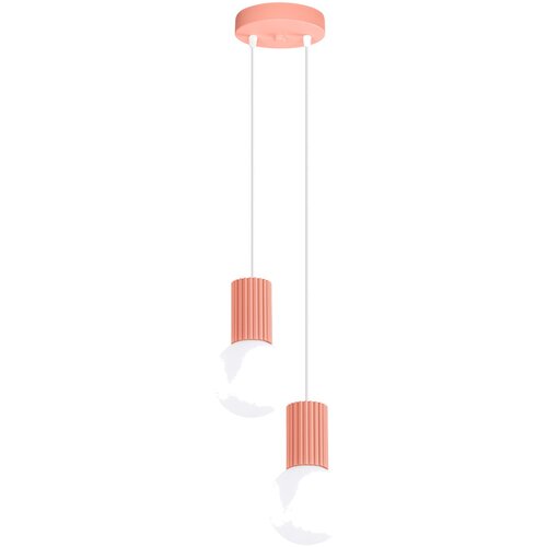 Sollux Lighting Viseča svetilka HALO 2P breskova, (5000352397) Cene