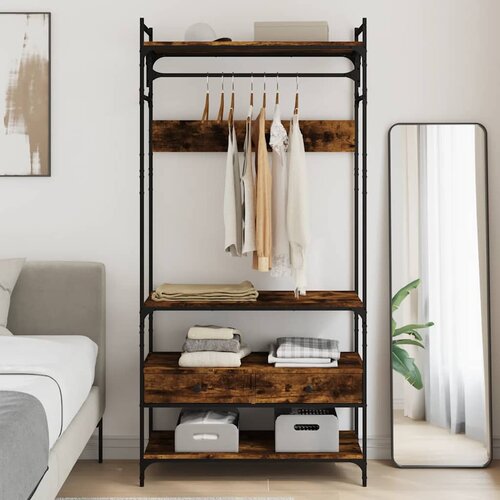  Ormar s ladicama boja hrasta 89x39x184,5 cm konstruiranog drva Slike