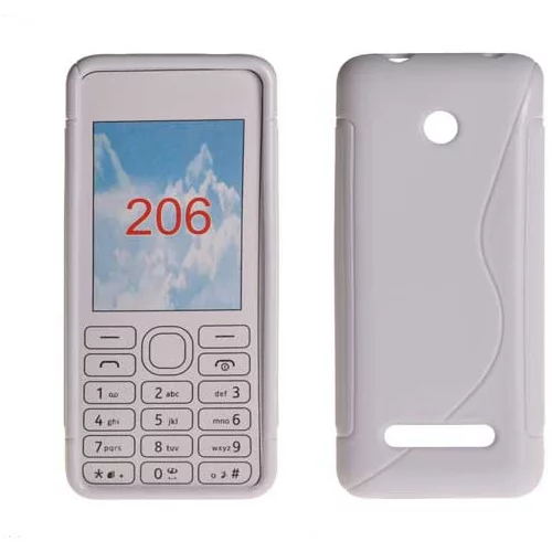  S silikonski ovitek Nokia Nokia 206 bel