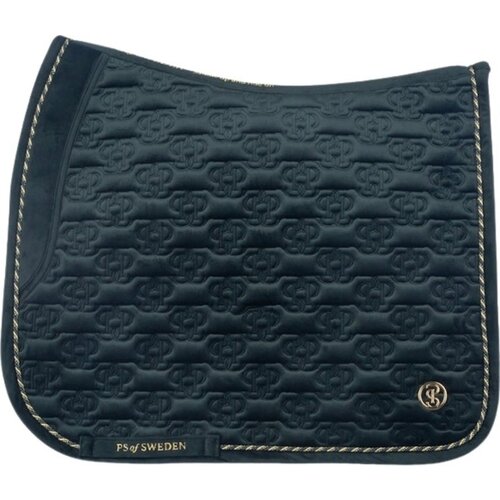  Dresurna podsedelnica Velvet Monogram, midnight green - COB Slike
