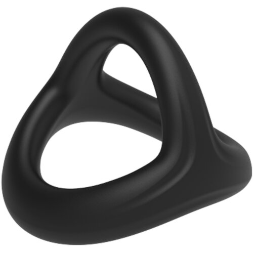 Pulselock Taur - Y-oblik prstena za penis i testise (crni) - S Slike