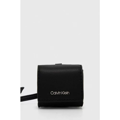 Calvin Klein Ovitek za airpods črna barva