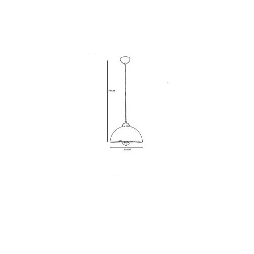 Opviq Luster Retro, 25 cm, E27, 40W, zlatna Slike