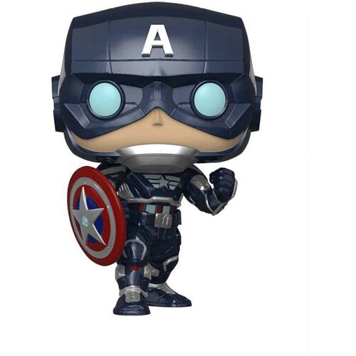 Funko Bobble Figure Marvel Avengers Gameverse - Captain America ( Stark Tech Suit ) Slike