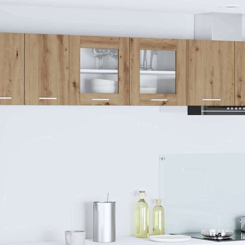 Viseći ormarić Riga Umjetnički hrast i bijela 80 x 31 x 40 cm Cijene