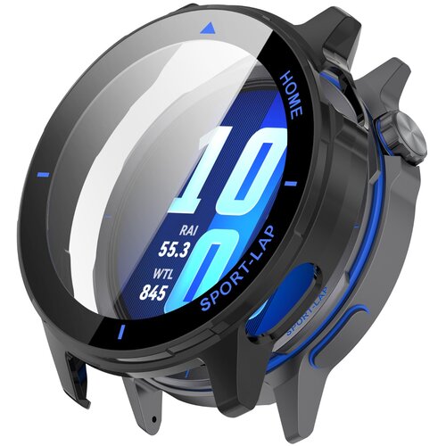 INF Ohi&scaron;je iz PC z za&scaron;čitnim kaljenim steklom za Huawei Watch GT Runner2 &ndash; integrirano ohi&scaron;je-folija, enostavna namestitev, več barv Črna+Modra, (5000264513) Cene