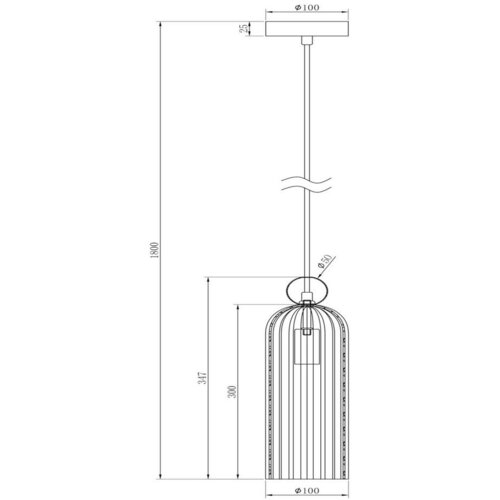 MAYTONI MOD302PL-01GR - Luster na sajli ANTIC 1xE14/40W/230V zlatna/siva Slike
