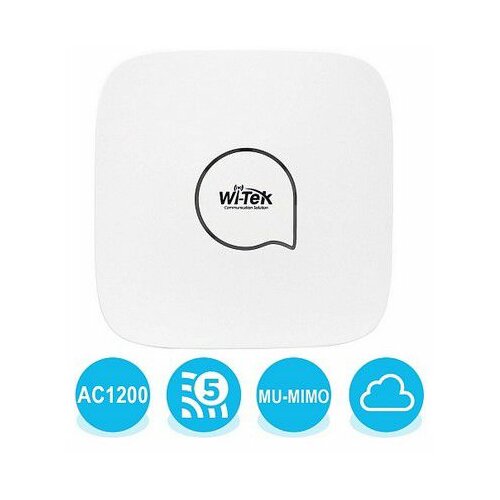 Wi-tek WI-AP217, 11AC Wave2 dual band 1200Mbps gigabit indoor ceiling mount cloud access point ( 4236 ) Slike