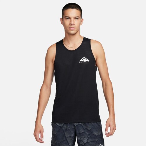 Nike m nk df trail tank solid, muška majica za trčanje, crna FJ5336 Slike