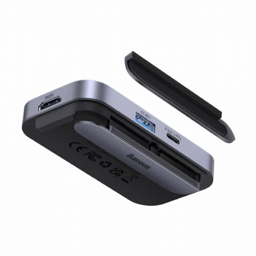 Baseus priklopna postaja USB 3.2 TipC 6v1 4K Padjoy siva WKWJ000113 Slike