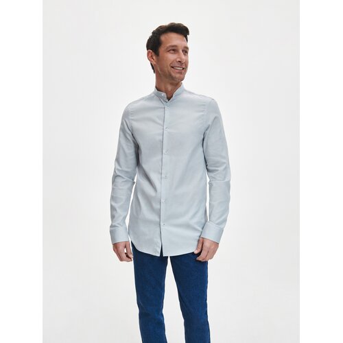 Reserved srajca slim fit iz liocela Tencel™ - modra Cene