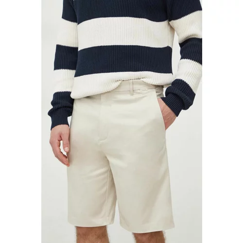 Calvin Klein Kratke hlače moški, bež barva