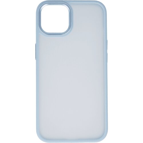 Satin silikonski ovitek za Samsung Galaxy S21 FE G990 - prozorno moder Slike